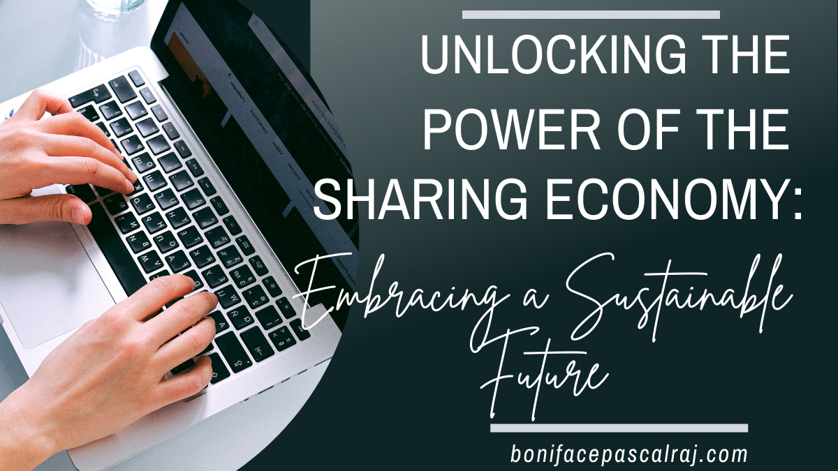 Illustration of interconnected hands symbolizing the sharing economy