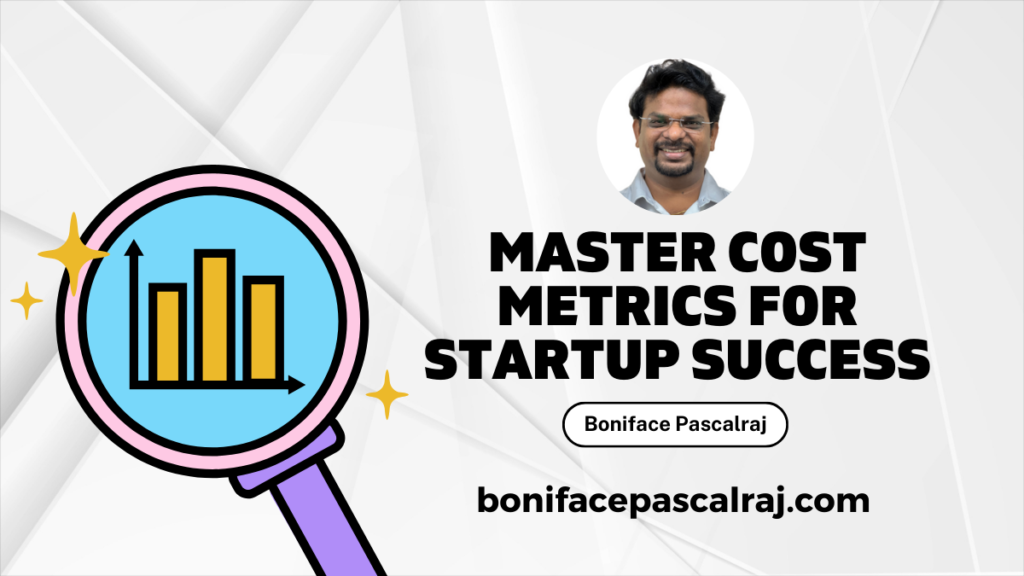 Graph illustrating cost management for startups